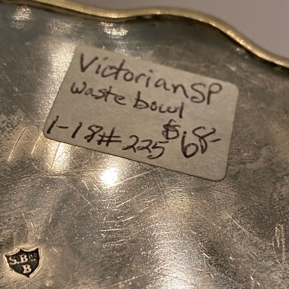 Antique Victorian Silver Plate Waste Bowl - Picture 11 of 12